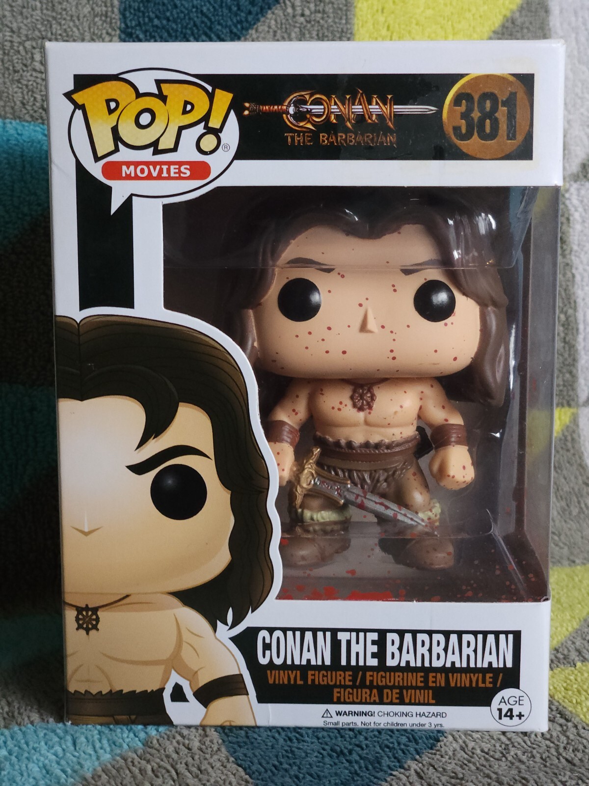 Conan The Barbarian Pop 381 Bloody Funko Pop! Vinyl 2016 - Vaulted+Protector