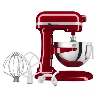 KitchenAid 6 Quart, Bowl-Lift Stand Mixer W. Attachments & Pouring