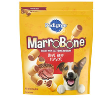 Pedigree Marrobone Meaty Dogs Treats Biscuits Bone Marrow Beef Flavor 6 Lb 1 pk