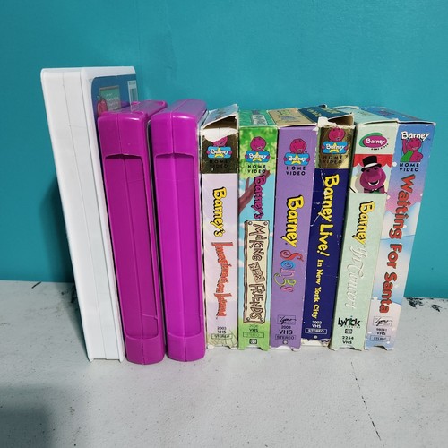 Vtg Barney vhs lot Circus, Beach,Santa,Songs,live! Sing A Long, Children - Picture 3 of 8