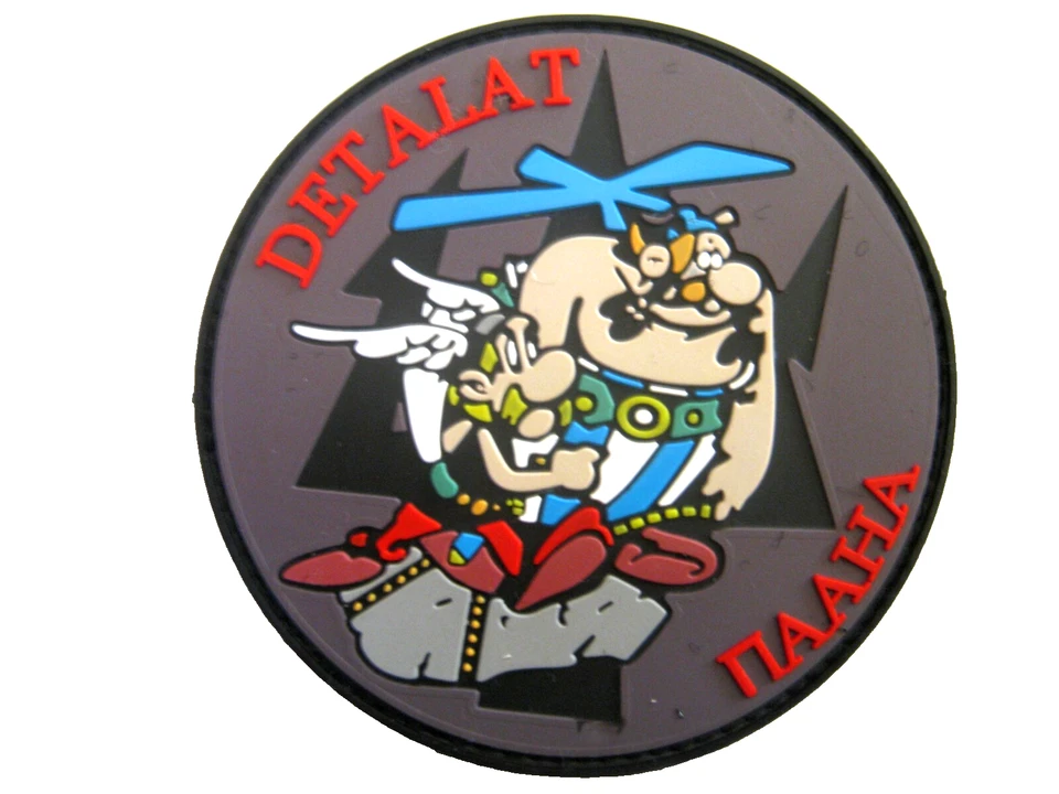 ECUSSON PVC AIR / ALAT DETALAT OPEX KOSOVO OBELIX / ASTERIX SCRATCH AU DOS 90MM - Photo 1/1
