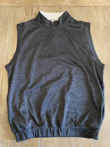 Ben Hogan 1/4 Zip Performance Vest Large Black