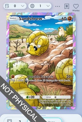 Pokemon TCG Pocket - Sandshrew 1, Fantastical Parade, English | eBay