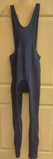 Nashbar Size Medium Solid Black Padded Cycling Bib Pants