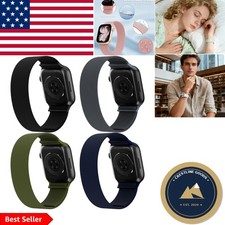 Versatile 4-Piece Nylon Sport Bands for All Apple Watch Sizes - Water-Resistant