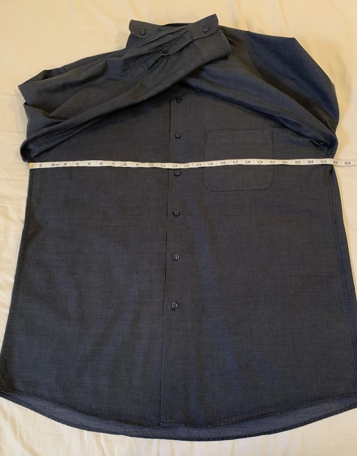 Kenzo Homme Camicia con colletto a bottoni nascosto Uomo collo 16 taglia 41 Blu