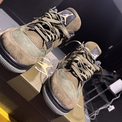 Air Jordan 4 Retro SE Craft Olive Men's Sneakers Size 13 FB9927-200