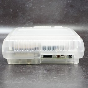 Nintendo Super Famicom Console SHVC-001 SFC SNES Translucent White Shell w/Cable