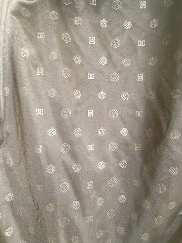 Giacca vintage DC All Over stampa logo con cappuccio rimovibile Y2K skateboard taglia L - Foto 9 di 12