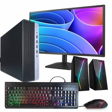 HP ProDesk Desktop PC Intel i5 8th Gen 32GB 2TB SSD Windows 11 Pro