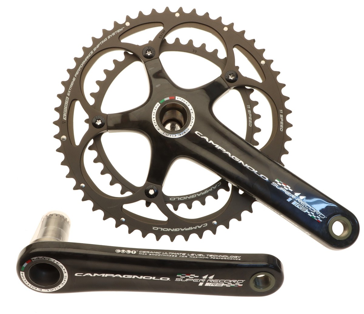 Campagnolo Super Record RS Titanium Crankset 53/39T 11s 172.5mm