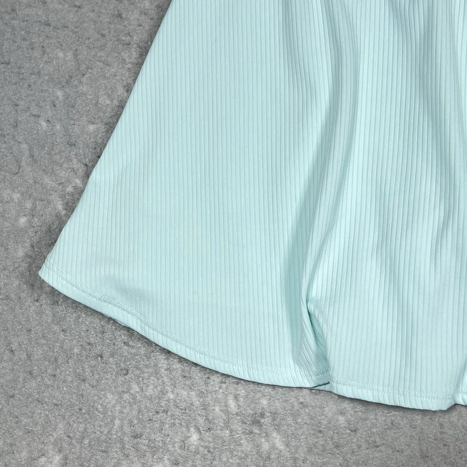 Falda corta de tenis Nike Court Dry con volantes verde aguamarina para mujer pequeña 939318-336 Foto 3 de 4