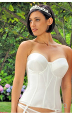 36B Ivory Carnival Strapless Brides Wedding Corset Bustier Top New wth tags