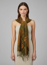 Reversible Jacquard Paisley Pashmina Shawl
