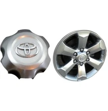2006-2009 4Runner center caps hubcaps Toyota  - SILVER 69481 "NOT dark charcoal