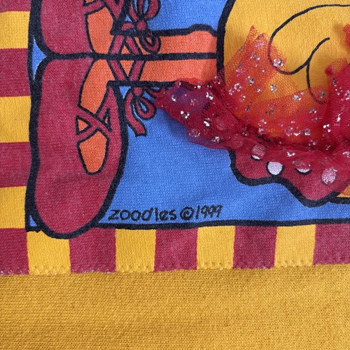 Vintage Zoodles 1999 Ducks In Bows Crewneck Sweatshirt - Yellow - Large - Picture 3 of 10