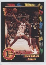 1992 Wild Card Collegiate Rick Mahorn #113 3a3