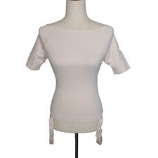 Halara OneForm Seamless Flow Stretchy Boat Neck Leg Strap Bodysuit Size Small