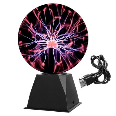 Gresus 8 Inch Magic Plasma Ball Lamp - Touch & Sound Sensitive Interactive US...
