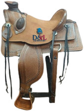 Horse Saddle Leather Western Ranch Roping Wade Tree A Fork Work Tack Equestrian