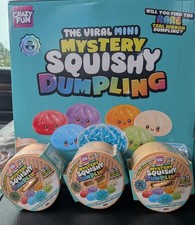 Crazy fun RMS viral mini mystery squishy dumpling teal ribbon edition