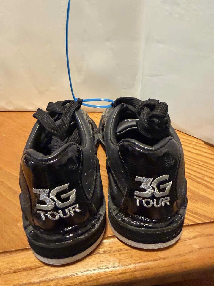3G Men's Bowling Shoes Men’s 4 Black - Image 3 of 4