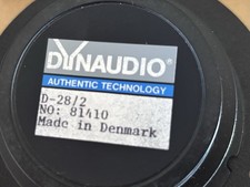 DYNAUDIO D-28 AF kopułkowy głośnik wysokotonowy para Dania D 2806 2A