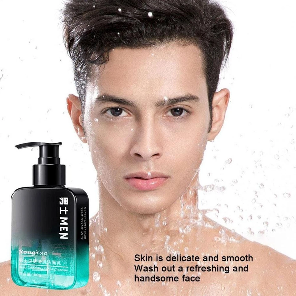 Limpiador facial de control de aceite 3 en 1 para hombre reduce el acné 1 marcas de acné YDK D7B SFK Foto 3 de 4