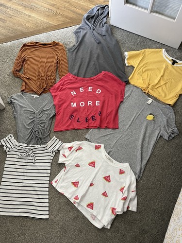 SET JUNIOREN DAMEN GR. S TOPS - CROP SHIRTS T-SHIRT H&M FOREVER 21 AERO LLD SCHÖN! - Bild 2 von 9
