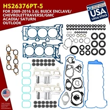 3.6L Full Head Gasket Bolts Kit For 09-16 Chevrolet Tranverse Buick Enclave GMC