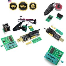 Eeprom Bios Usb Programmer Ch341a Soic8 Clip 1.8v Adapter Soic8 Adapter...