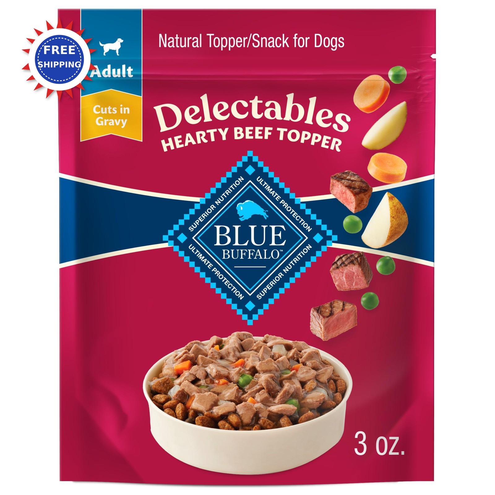 Toppers Hearty Beef Cuts In Gravy