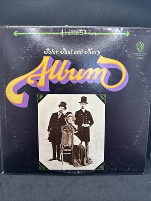 Peter Paul & Mary Self Titled LP Warner Bros WS 1648 Vinyl Folk Record VG+