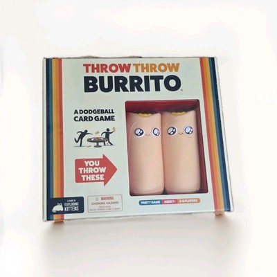 Throw Throw Burrito Card Game by Exploding Kittens Family Game Night New