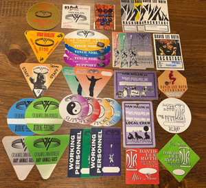 Van Halen Backstage Pass | eBay