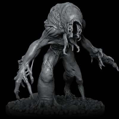 Subjugator Monster Resin 3D gedruckt Fantasy Miniatur D&D Tabletop RPG