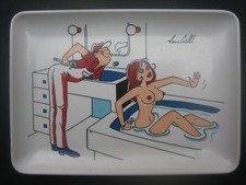 Vide-poche René Caillé humoristique sexy années 50/60 / humour coquin pin-up