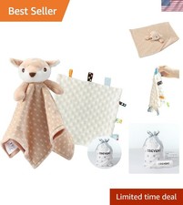 Charming Animal Face Security Blanket Gift Set - Ideal for Newborns  Infants