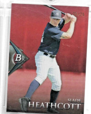 2014 BOWMAN PLATINUM  RED REFRACTOR SSP #25/25  BOOKEND SLADE HEATHCOTT