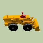 Matchbox Lesney 43-B  AVELING BARFORD Tractor SHOVEL  BLACK WHEELS