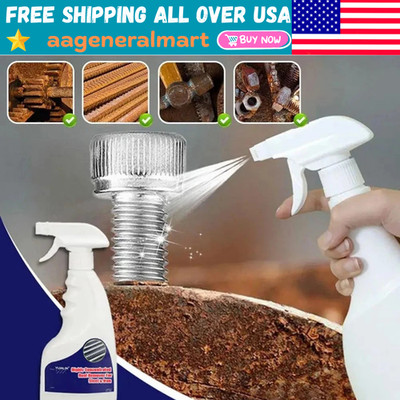 New Heavy Duty Rust Removal for Metal,Multipurpose Rust Remover Spray,Stainless