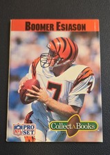 1990 Pro Set Collect-A-Books - Boomer Esiason Cincinnati Bengals 