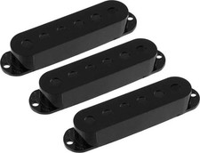 PC-0406 Set of 3 Plastic Pickup Covers for Stratocaster®Black