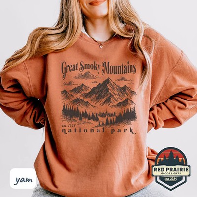 Great Smoky Mountains National Park Sweatshirt Nature Hiking Camping Gift