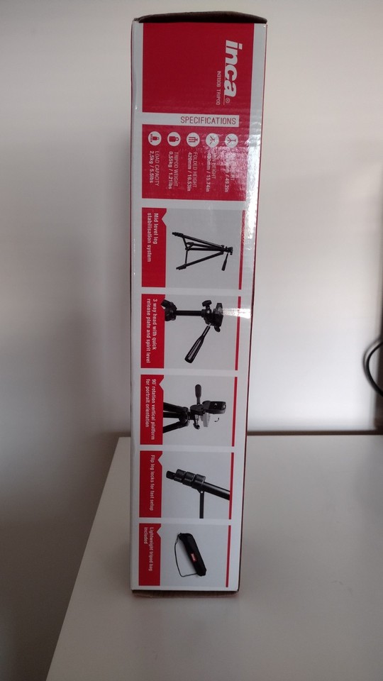 Inca Lightweight Camera Tripod Brand New Boxed With Tags - Christmas ...