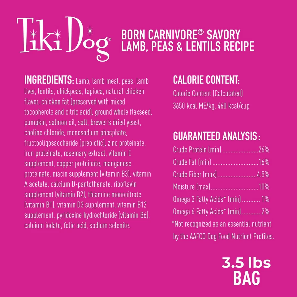 Comida seca para perros Tiki Dog Aloha Petites sin granos horneada con carne fresca y Foto 3 de 4