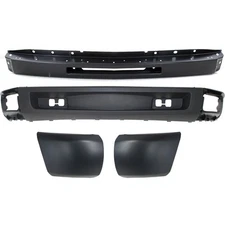 Bumper Kit For 2009-2013 Chevrolet Silverado 1500 Primed Bumper End and Valance