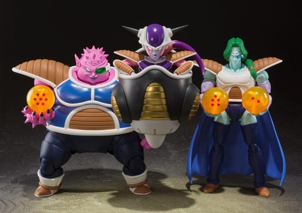 Dodoria & Zarbon & Freezer Figura Dragon Ball Z SH Figuarts Tamashii Nations