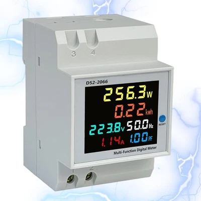 ‎AIFIZO Stromzähler Hutschiene AC40-300V 100A Digitaler Energiezähler geeignet für