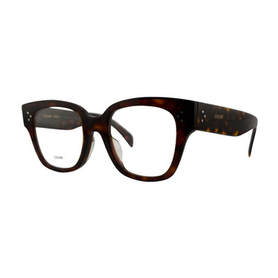 Celine 3 DOTS HD CL50110U Shiny Brown Eyeglasses Frames 52mm 21mm 145mm - 052